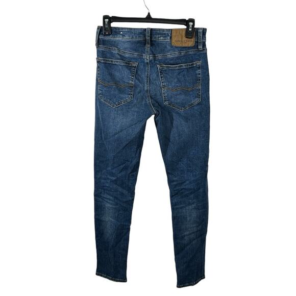American Eagle Extreme Flex Skinny Jeans Men’s Medium Wash Denim Size 28x30 NWT - Picture 7 of 12
